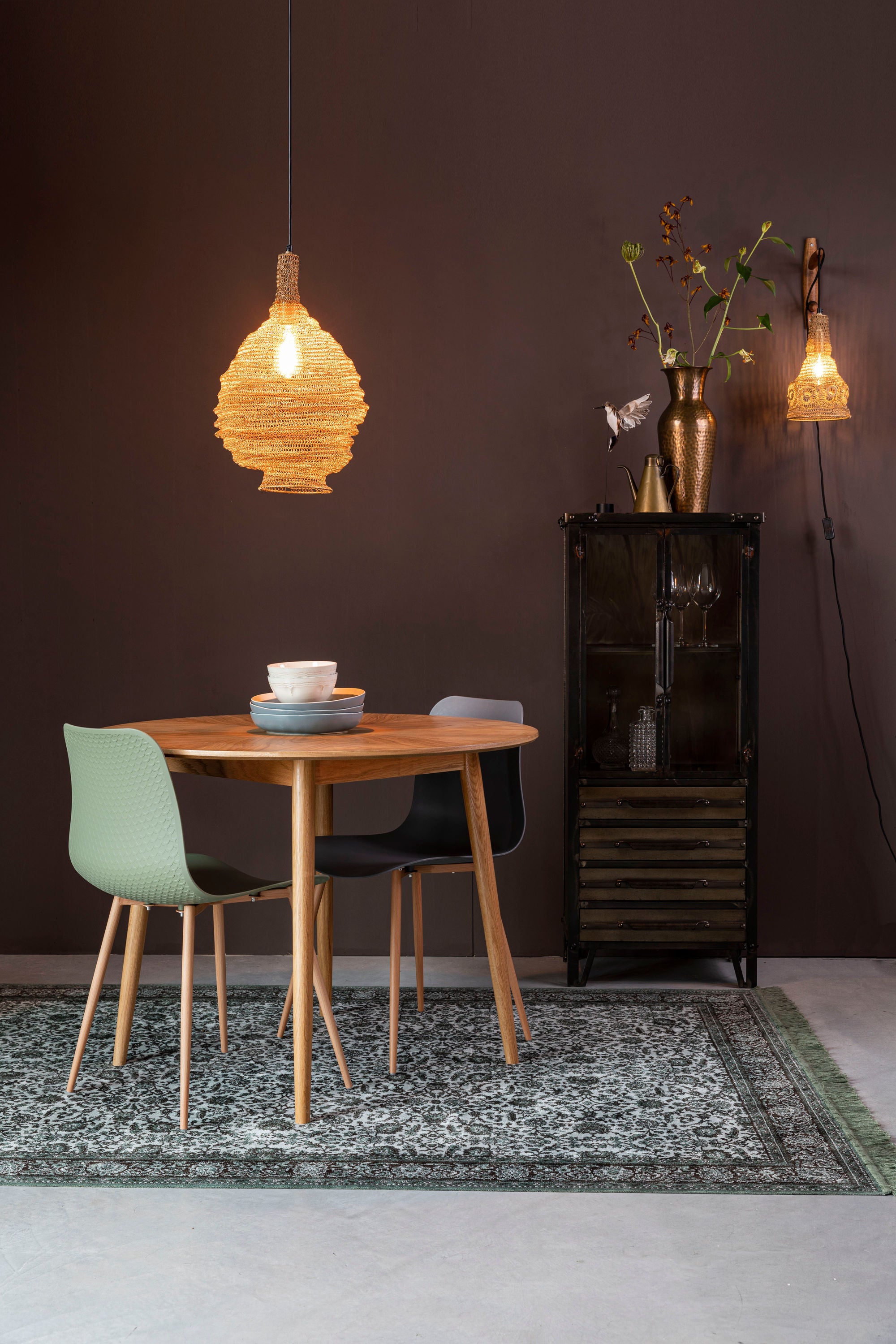 Lena Brass Pendant Lamp Medium